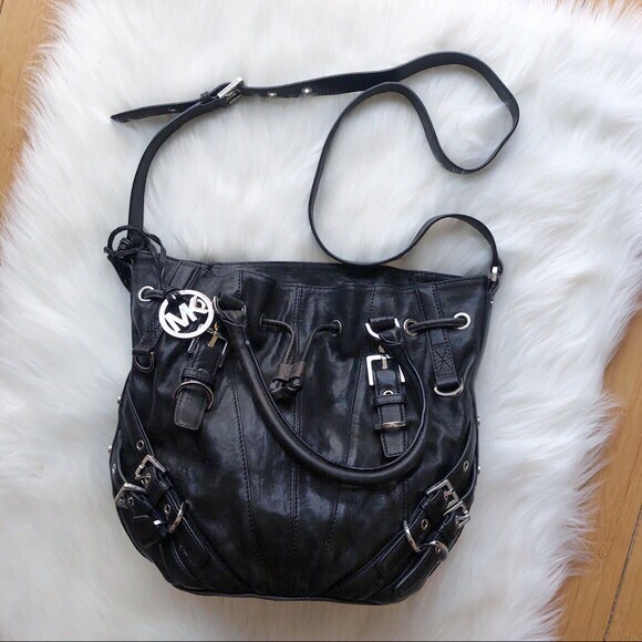 Michael Kors Large Milo Biker Bag